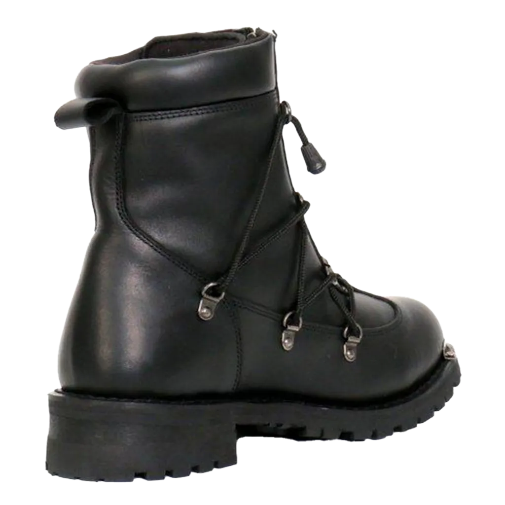 Side Lace Zipper Boot